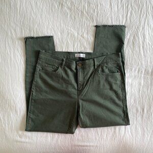 NWOT LOFT Olive Pants (sz 12)